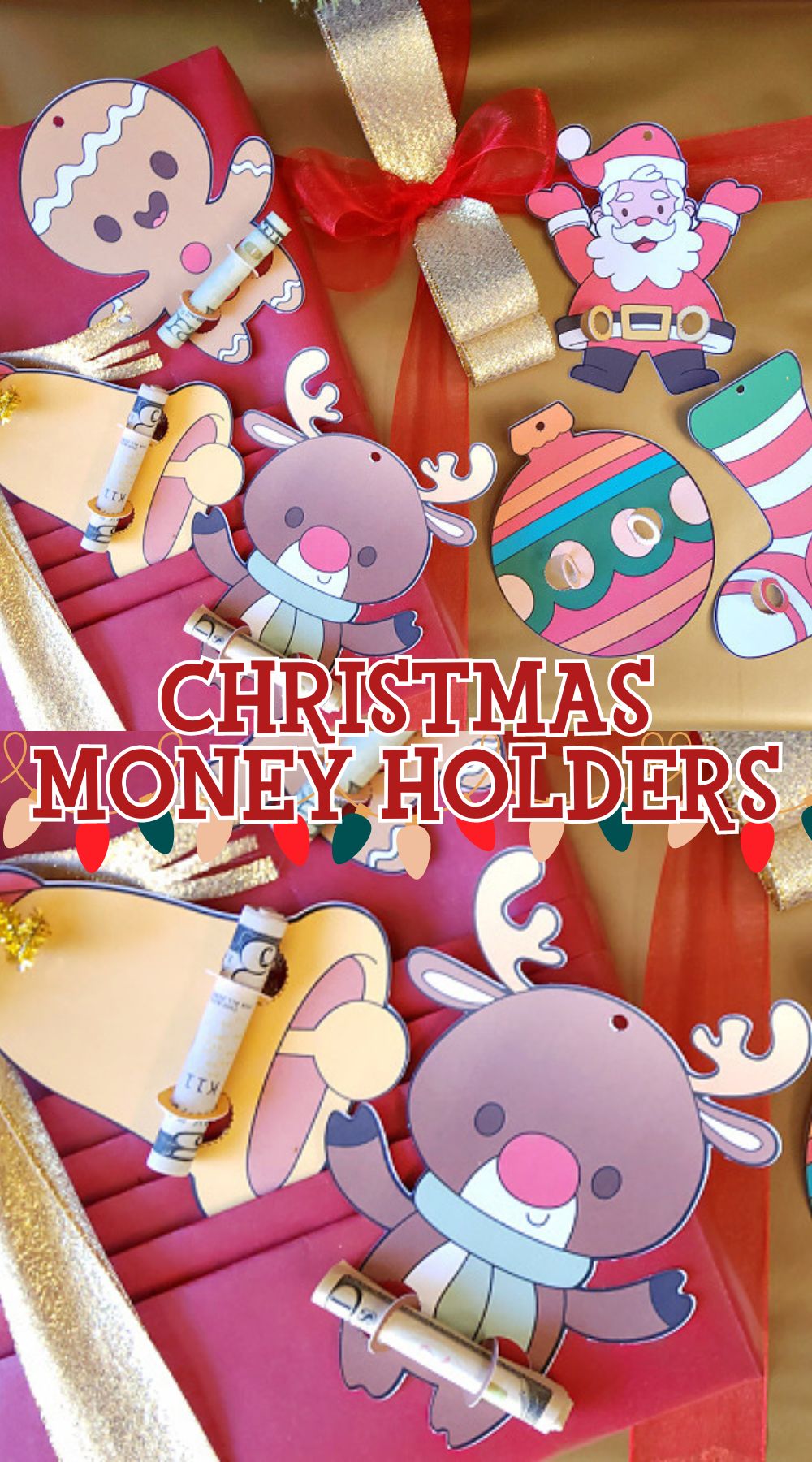 free printable christmas money holder tags - my pinterventures